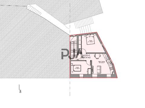 Apartamento T1+1 em Tondela