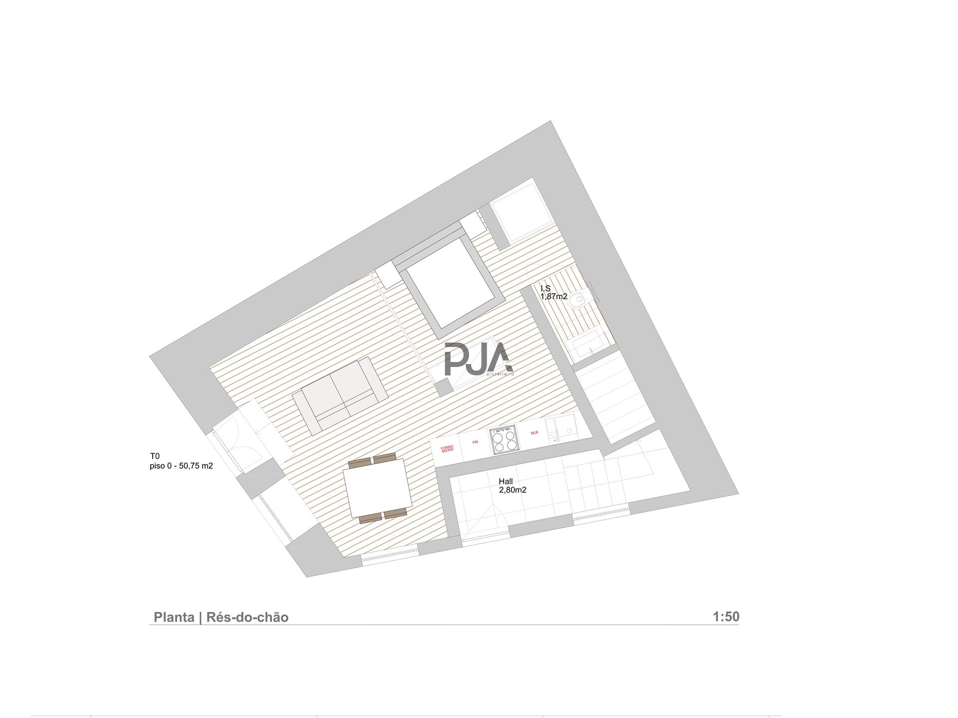 Apartamento T1 para arrendar em Abraveses, Viseu