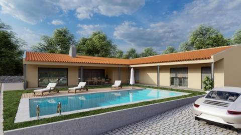 Moradia em Caminha com piscina em lote de 1550mts2