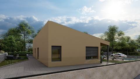 Moradia em Caminha com piscina em lote de 1550mts2