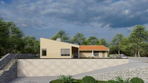 Moradia em Caminha com piscina em lote de 1550mts2