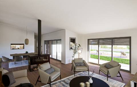 Moradia em Caminha com piscina em lote de 1550mts2