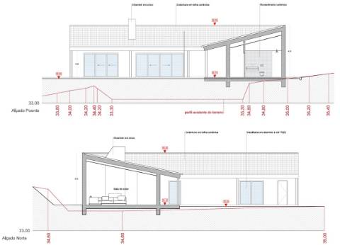 Moradia em Caminha com piscina em lote de 1550mts2