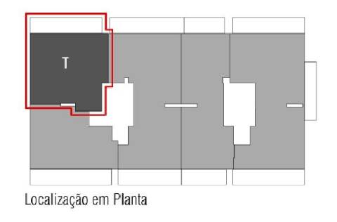 T2 com vista mar e rio