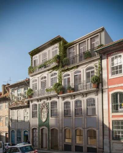 Passeio das Virtudes com vista para o rio.