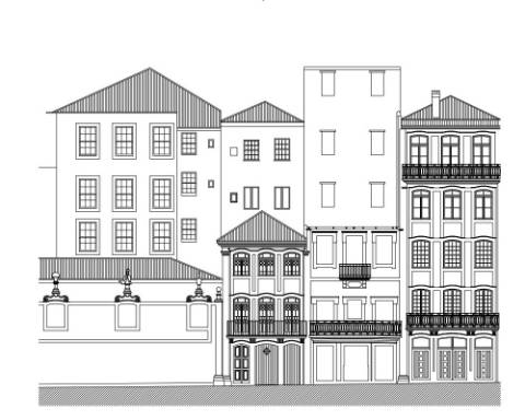 Passeio das Virtudes com vista para o rio.