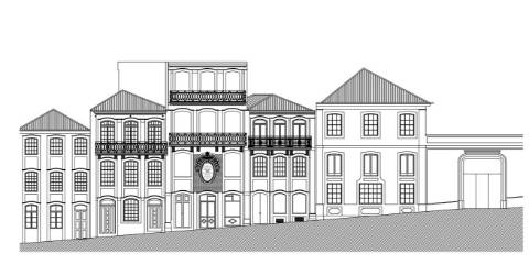 Passeio das Virtudes com vista para o rio.