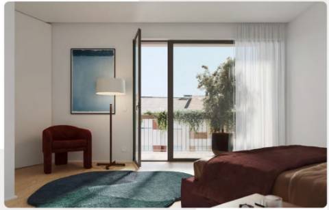 T2 c/ terraço novo na baixa do Porto