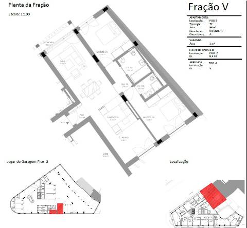 T2 c/ terraço novo na baixa do Porto