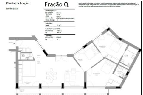 T3 novo c/ varanda na baixa do Porto