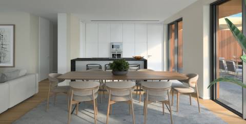 T4 novo c/ vista p rio e varanda