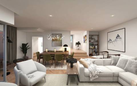 Moradia na Foz v4 com jardim e garagem