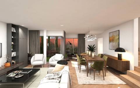 Moradia na Foz v4 com jardim e garagem