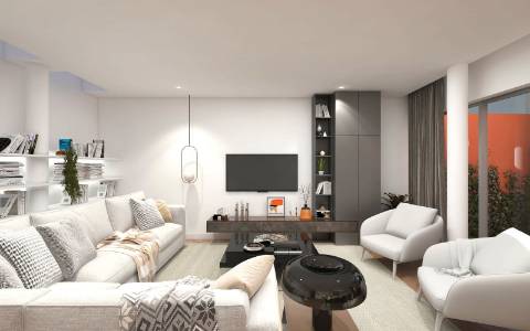 Moradia na Foz v4 com jardim e garagem