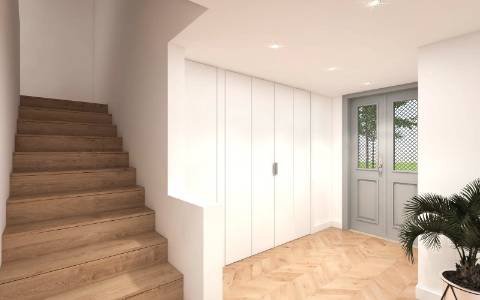 Moradia na Foz v4 com jardim e garagem