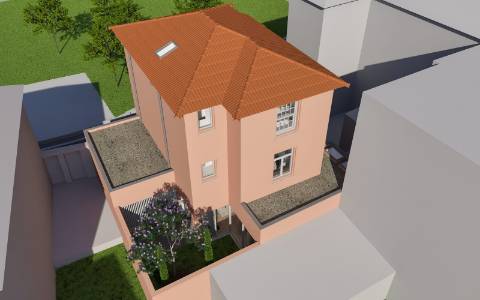 Moradia na Foz v4 com jardim e garagem