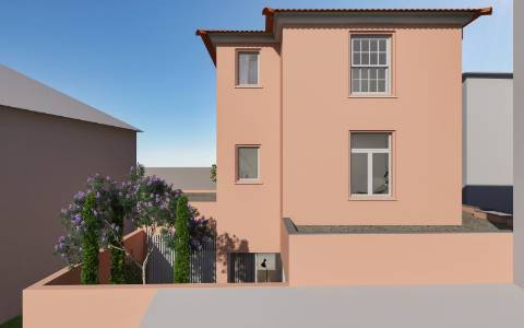 Moradia na Foz v4 com jardim e garagem