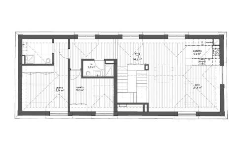 T2 duplex  c/ terraço no centro do Porto