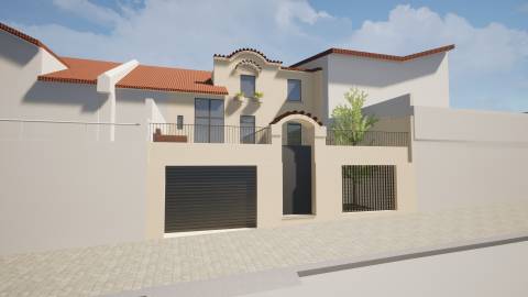 Moradia T3 p/ recuperar no centro histórico Rua Serpa Pinto no Porto.