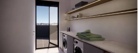 T1 no centro Leça da Palmeira junto à praia