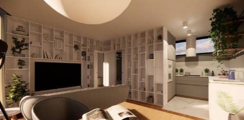 T1 no centro Leça da Palmeira junto à praia