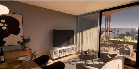 T1 no centro Leça da Palmeira junto à praia