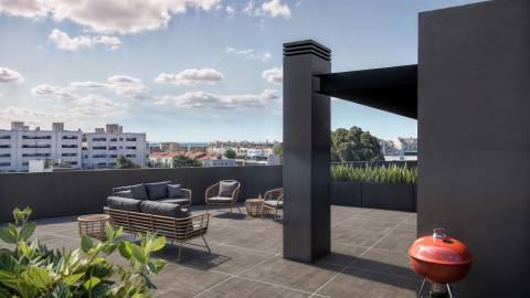 T1 no centro Leça da Palmeira junto à praia