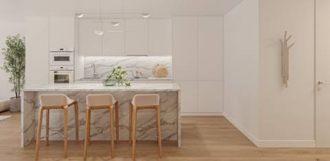 T4 novo c/  2 terraços em matosinhos sul