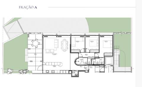 Andar Moradia T3 c/ jardim ao Parque da Cidade