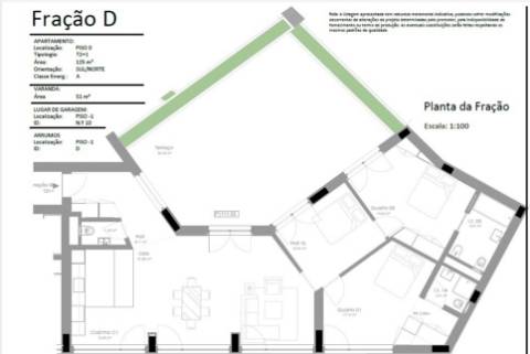 T3 novo c/ terraço do Porto