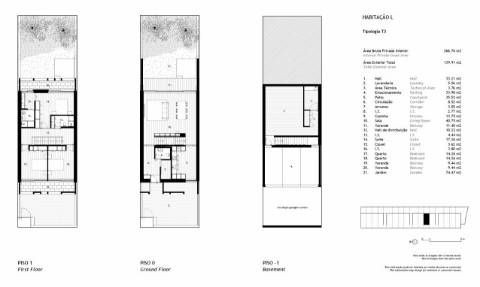 Moradia T3 com Jardim em junto à praia