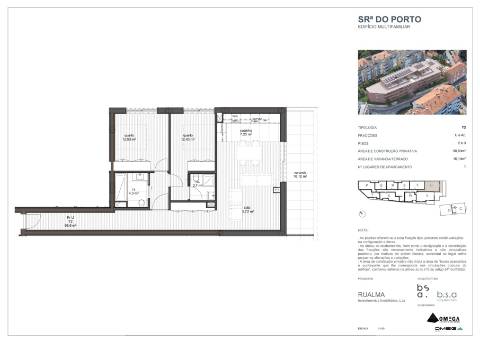 T2 c/ garagem no centro do Porto