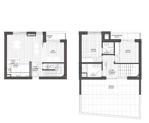 T2 c/ garagem no centro do Porto