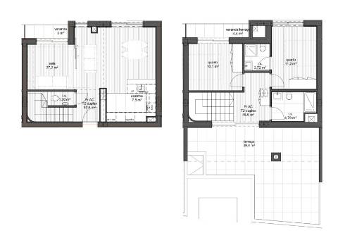 T2 c/ garagem no centro do Porto