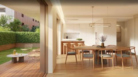 T4 de luxo c/ terraço e piscina com 485 m2 em construção na Av da Boavista