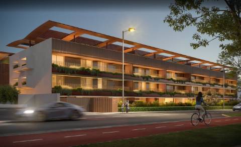 T3 de luxo c/ varanda com 200 m2 em construção na Av da Boavista