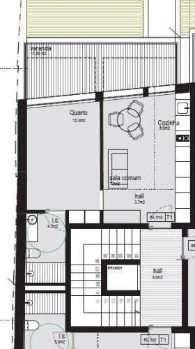 T1 c/ Varanda na Foz Velha