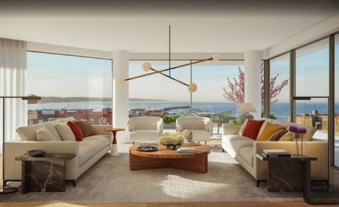 T3 com terraço em frente à praia em Vila do Conde