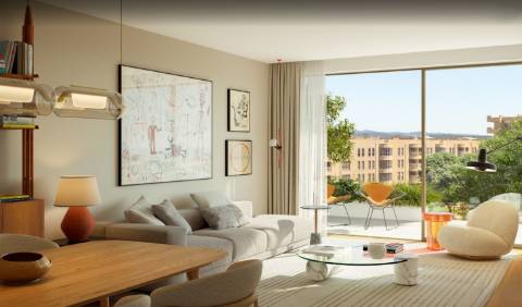 T2 com varanda em frente à praia em Vila do Conde