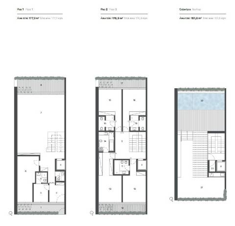 T4+1 Triplex c/ piscina junto à praia na Foz do Douro