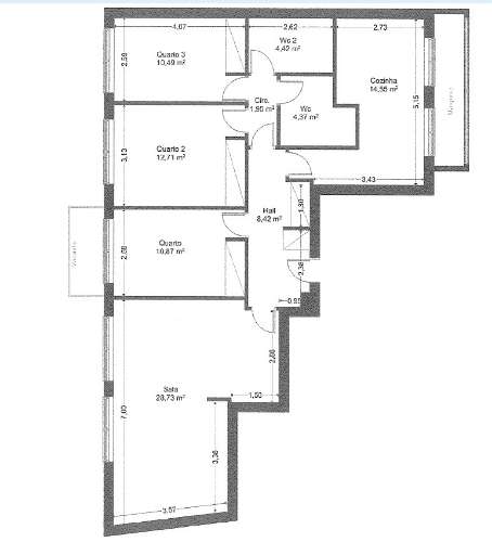 T3 p/ arrendar no centro do Porto