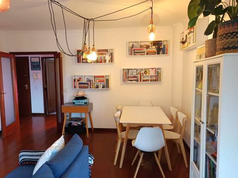 T1 para arrendamento na Maia | Equipado | Varanda e garagem