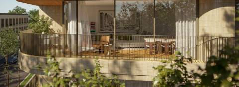 Apartamento T3 com 190  m² de área util, espaço exterior e estacionamento, no Foliage, no Porto.