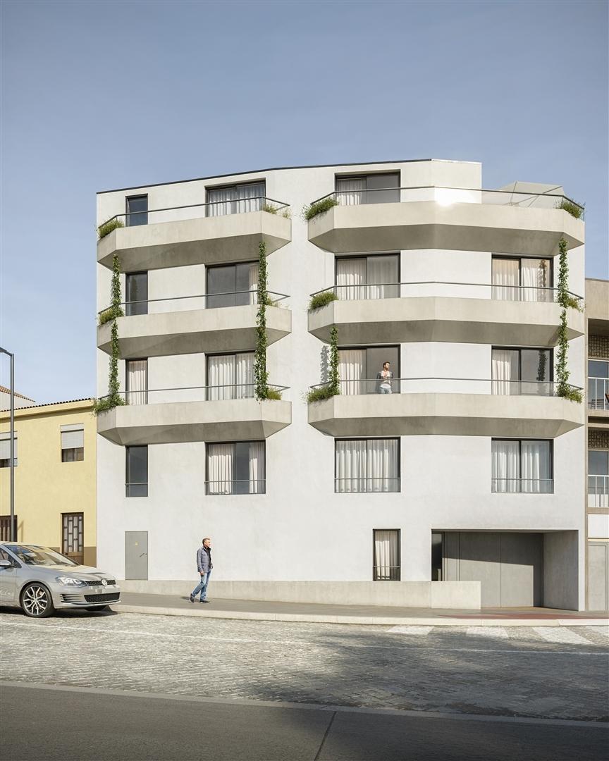 T0 novo nas Condominhas, inserido no Bloco 3 com 47 m2, lugar de garagem