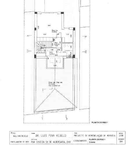 Moradia na Foz com jardim p/ reabilitar c/ projeto aprovado para T5