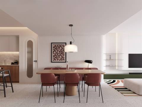 T2 remodelado e equipado c/ alpendre no Porto