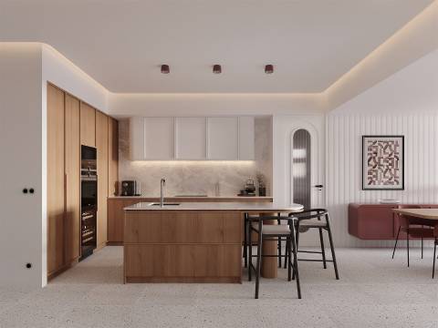 T2 remodelado e equipado c/ alpendre no Porto