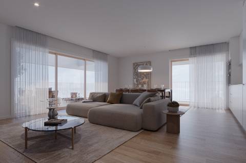 T1 em construção | Varanda | Garagem no Porto