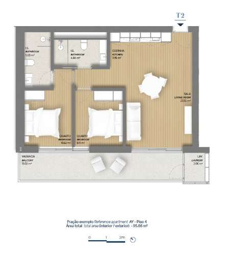 T1 em construção | Varanda | Garagem no Porto