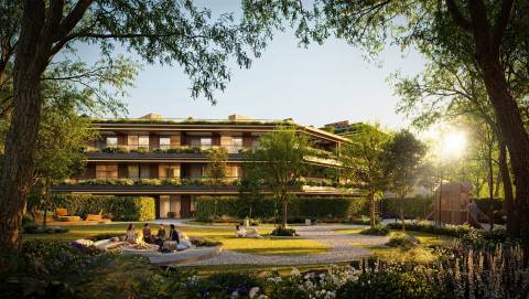 T2 | novo | Jardim 80 mt2 | Terraço 40 mt2 na Foz Velha no Porto